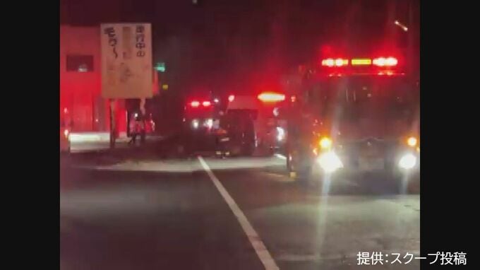 曽於市の県道で軽乗用車が横転　２人が軽いけが　現場付近は片側交互通行に　鹿児島|TBS NEWS DIG