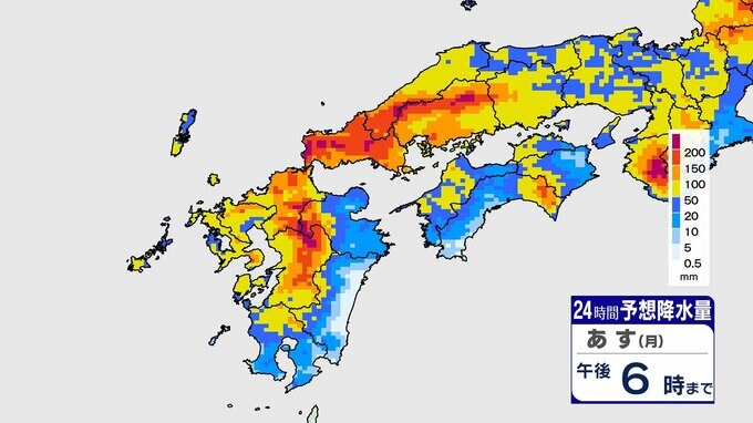 山口県含む九州北部地方（山口県、福岡県、佐賀県、長崎県、熊本県、大分県）７月１日にかけて局地的に雷を伴った非常に激しい雨や激しい雨が降るおそれ　２４時間で２５０ミリ予想も　気象台が土砂災害に厳重警戒呼びかけ（30日午後４時　福岡管区気象台発表）　|　山口のニュース・天気・防災｜tys NEWS｜ｔｙｓテレビ山口