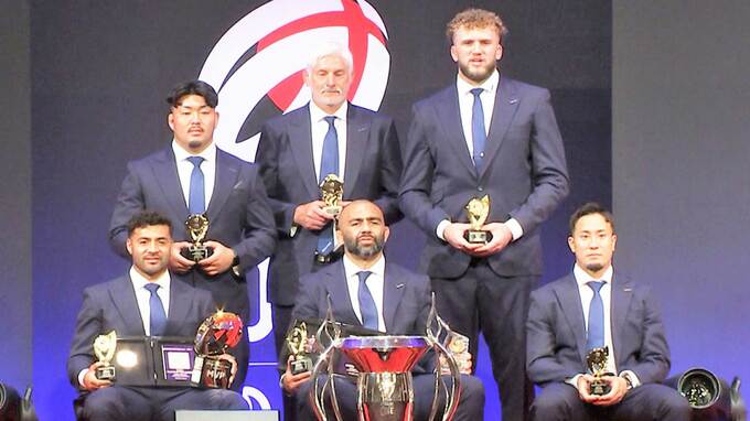 【リーグワンアワード】2連覇のBL東京 モウンガ2季連続MVP！3連覇へ闘将リーチ マイケル「ゼロからスタート」|TBS NEWS DIG