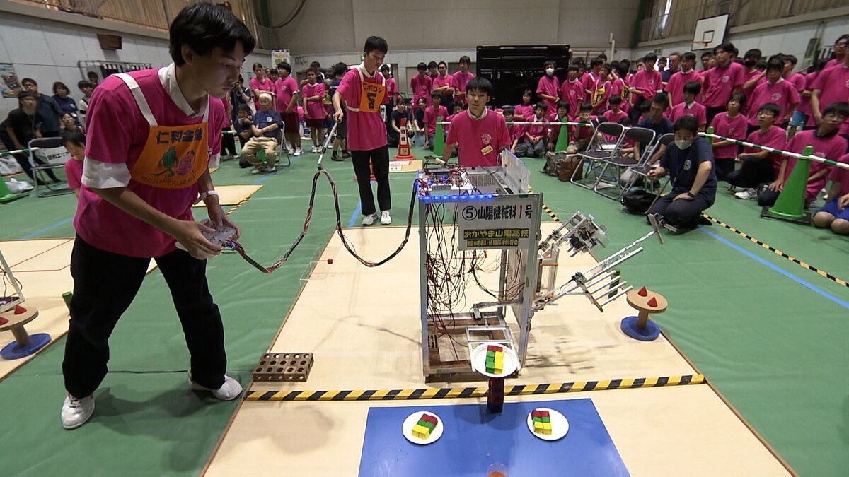 中高生が工夫を凝らしたロボットで技を競う　ロボットコンテスト開催【岡山】　