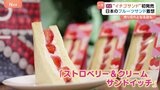 イギリスで「イチゴサンド」が人気 日本ではおなじみ“フルーツサンド”から着想 サンドイッチなのか?論争も|TBS NEWS DIG
