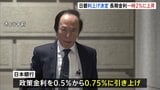日銀が追加利上げ決定 政策金利0.75% “30年ぶり高水準”に 住宅ローン固定金利の基準となる長期金利は2%超“19年半ぶり”|TBS NEWS DIG