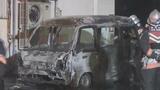 「車の中でストーブつけ寝てしまった」銀行の駐車場で軽乗用車が全焼　83歳の男性軽いやけどのけが|TBS NEWS DIG
