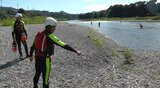 中州に取り残された釣り客2人を救助 上流の大雨で河川増水か 山梨・桂川 | 山梨のニュース | UTYテレビ山梨