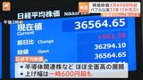 日経平均終値が33年11か月ぶりに3万6000円超え 2営業日連続でバブル後の最高値を更新|TBS NEWS DIG