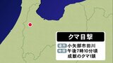 道路を横切るクマ目撃 市と警察がパトロール 注意呼びかけ 富山・小矢部市|TBS NEWS DIG
