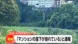 【速報】「マンションの崖下が崩れている」仙台・太白区向山2丁目で崖が崩落　|TBS NEWS DIG