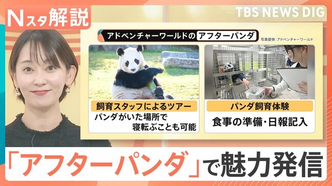 上野のパンダ返還で経済効果308億円が消滅危機?和歌山はゼロ頭でも「アフターパンダ」で魅力発信【Nスタ解説】|TBS NEWS DIG