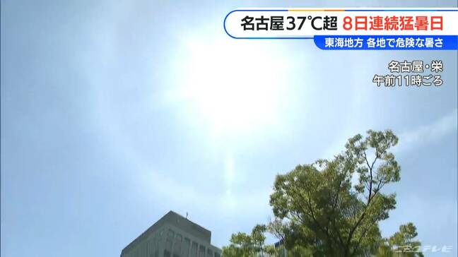 8月も“危険な暑さ”「日焼けしちゃう」気温がぐんぐん上がる 名古屋で37.5℃ 水辺で暑さをしのぐ人々|TBS NEWS DIG