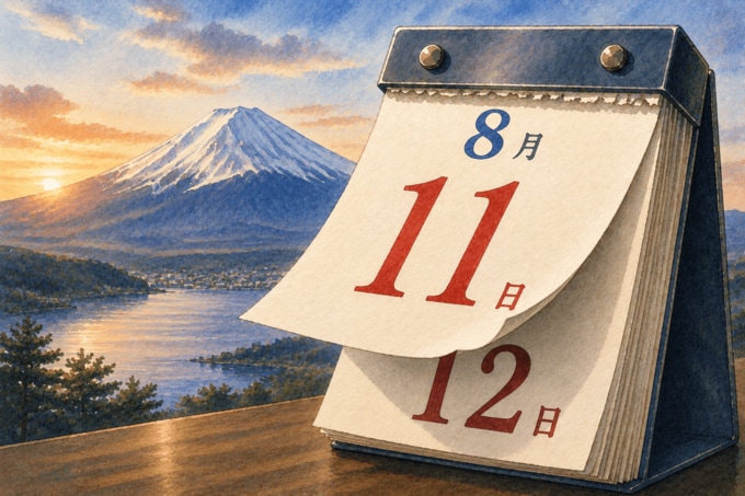 由来のない祝日「山の日」 8月11日に「山にまつわるできごと」ないのになぜこの日? 「8月12日案」から1日前倒しになった経緯も|TBS NEWS DIG