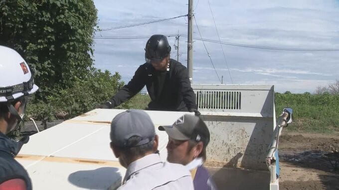 大雨被害の羽咋市 ボランティアが泥かきだし作業に汗 ３日から再び警報級の大雨のおそれも|TBS NEWS DIG