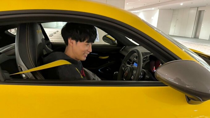【大石昌良】「車検の代車が」真っ黄色のポルシェ・ケイマン「わろてる」自身の車はポルシェ・マカン|TBS NEWS DIG