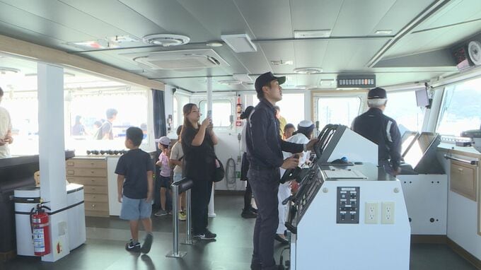 「航海士になってみたい！」　大島商船の練習船「大島丸」で小中学生が体験航海　山口・下関　|　山口のニュース・天気・防災｜tys NEWS｜ｔｙｓテレビ山口