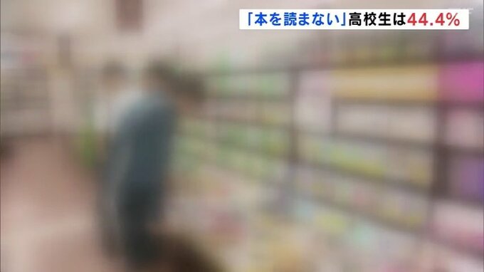 1か月に読む本「0冊」高校生は44.4％　スマホ利用時間増加が要因か　福島　|　福島のニュース│TUF