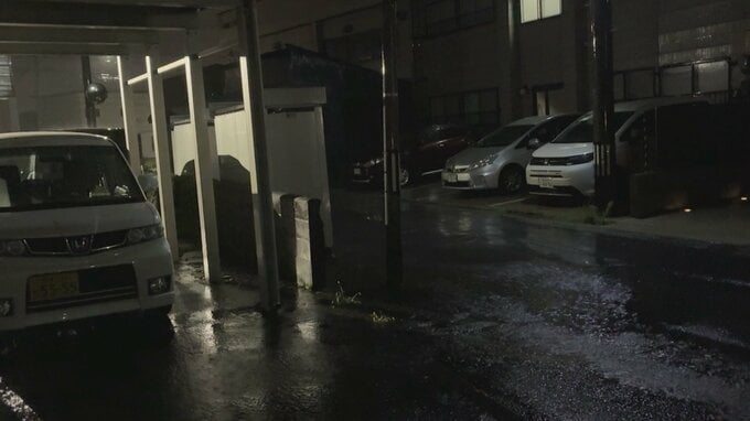 大雨の青森市に緊急安全確保　瀬戸子川が氾濫　漁港近くは広範囲に道路冠水・床下浸水　県内では前日も２２５ミリ超の記録的大雨　青森|TBS NEWS DIG