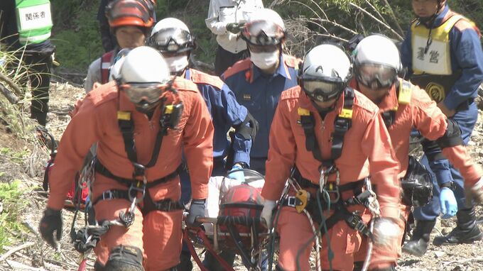 「二次災害防止も重要」山の事故想定し訓練|TBS NEWS DIG
