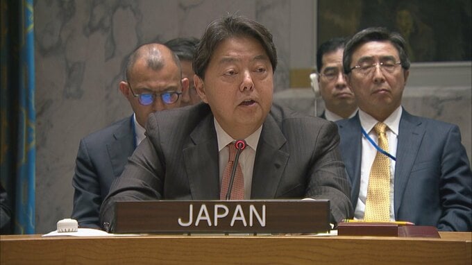 ロシアのウクライナ侵攻　林外務大臣「安保理と国連全体に対する侮蔑」と非難