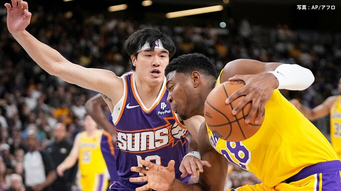  NBA開幕前に八村塁vs渡邊雄太が激突 ！渡邊が12得点、八村は3得点のみ 【プレシーズンゲーム最終戦】|TBS NEWS DIG