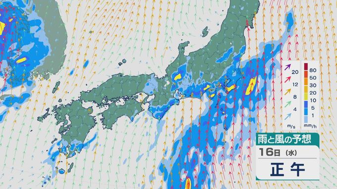 【大雨情報】17日(木)昼過ぎから夜遅くに四国で「線状降水帯」発生のおそれ  18日(金)にかけて西日本から東日本にかけて大雨のところも雨と風シミュレーション|TBS NEWS DIG