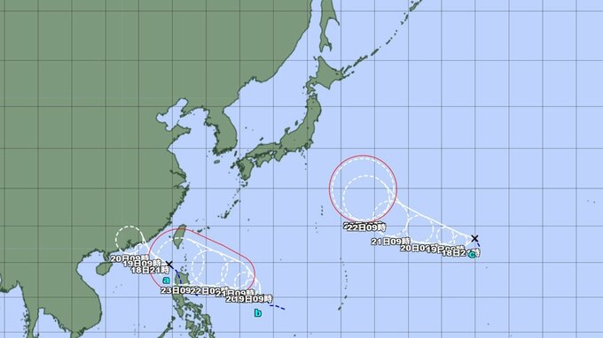【台風情報】沖縄に接近の可能性も...今後はトリプル台風発生か　"台風のたまご" が同時に3つ　このあとの勢力と進路詳しく　全国の天気を画像で　気象庁|TBS NEWS DIG