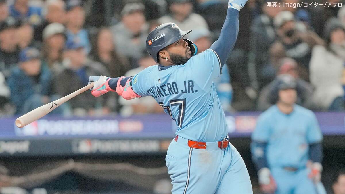 ブルージェイズが敵地で2連勝！ゲレーロJrがPO5号、32年ぶりWS進出か