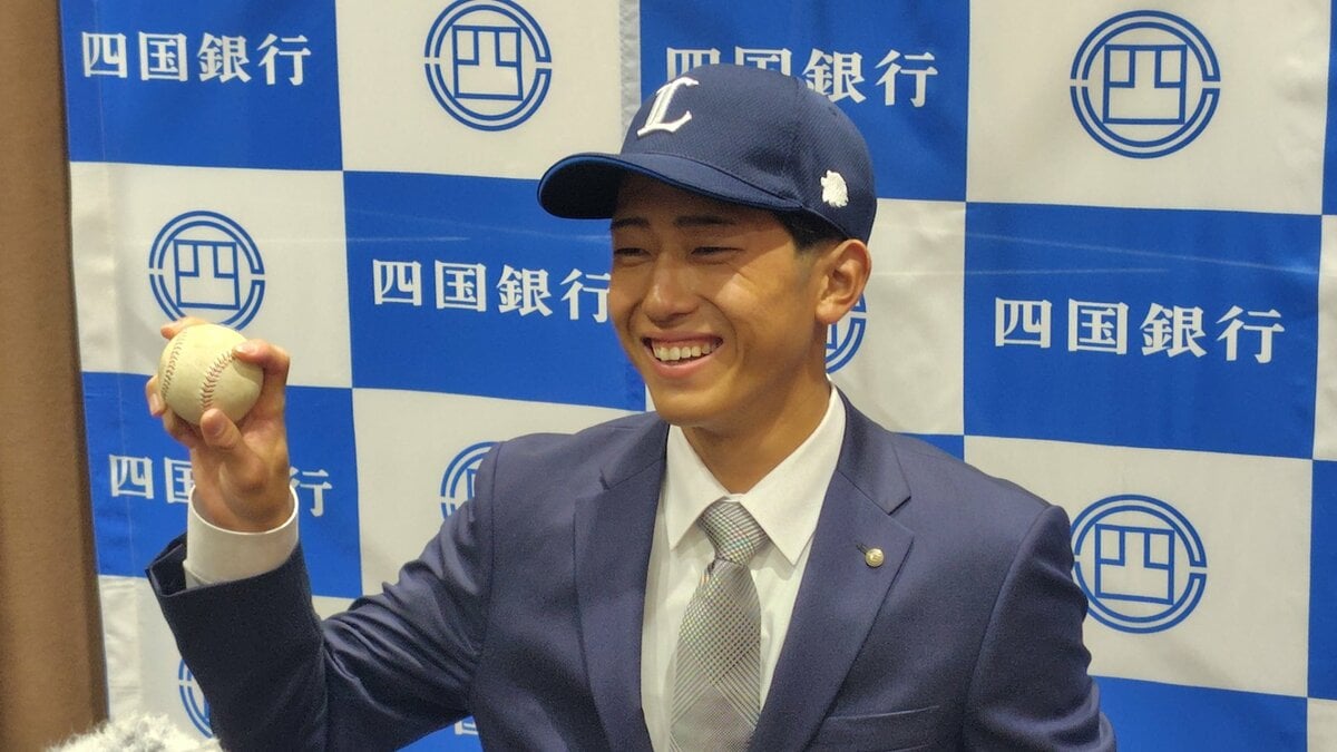 【速報】プロ野球ドラフト会議　四国銀行・川田悠慎選手が西武から６位指名　四国銀行選手の指名は５４年ぶり