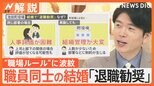 それ必要? 職場の“謎ルール”、町職員同士の結婚「退職勧奨」、お茶出しや帰宅の挨拶も…【Nスタ解説】|TBS NEWS DIG