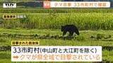 今年県内のクマ目撃“33市町村”で確認　最多は鶴岡市　きょうも出没多数　今年すでに5人が襲われ厳重警戒続く（山形）|TBS NEWS DIG