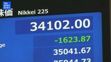 【速報】日経平均株価が一時1600円以上急落　“トランプ関税”詳細で懸念拡大　8か月ぶり3万5000円台割れ|TBS NEWS DIG