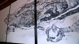 “最上稲荷”で特別公開 墨で描かれた躍動感あふれる龍のふすま絵「雲龍図」 海外でも高い評価【岡山】|TBS NEWS DIG