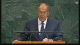 ロシア・ラブロフ外相 国連総会で演説 「いかなる侵略にも断固たる対応」欧州諸国などをけん制|TBS NEWS DIG