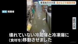 「冷蔵庫が壊れダメになった食材も」　被災車両は200台へ　浸水被害の多い名古屋市内は住民が片付け　避難所での転倒でけが人も　記録的大雨から一夜|TBS NEWS DIG