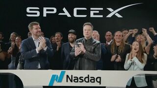 “史上最大規模”スペースXが米ナスダック市場に上場　約12兆円を調達　初値は公開価格を11％上回る| TBS CROSS DIG with Bloomberg