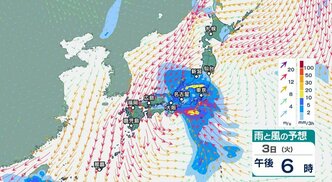 【気象情報】関東甲信に「なごり雪」3日午後から4日は “南岸低気圧” で大雪のおそれも 山地40cm、都心平地も積雪か 交通障害、路面凍結に警戒【雨と風のシミュレーション】|TBS NEWS DIG