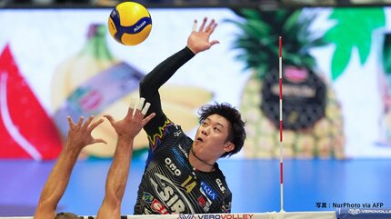 石川祐希は第2セット途中で登場 世界最強クラブ決定戦でペルージャが