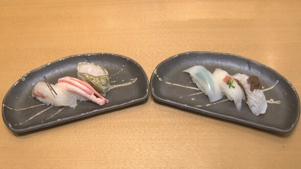 「三貫盛り対決」富山vs北九州… 寿司のプライドをかけた戦い！富山から「シロエビ」「ベニズワイガニ」「昆布〆」参戦　対決は8月30日まで　|　富山のニュース｜天気・防災｜チューリップテレビ