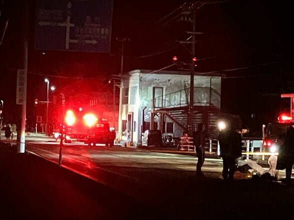 「1階から火が出ている」朝日町で建物火災　男性1人が心肺停止　富山　|　富山のニュース｜天気・防災｜チューリップテレビ