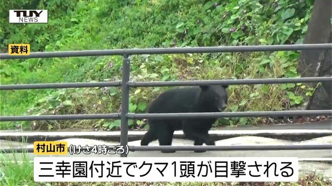 小学校付近や住宅街でクマ目撃　まだ付近に潜んでいる可能性も…市や警察が注意呼びかけ（山形）|TBS NEWS DIG