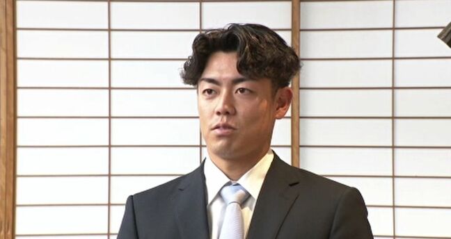 「バッティングを売りに1軍入り目指す」阪神から2位指名の谷端将伍選手が飛躍誓う|TBS NEWS DIG