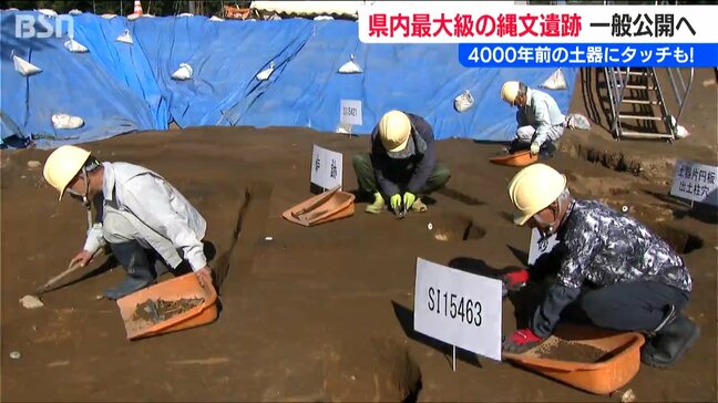 「4000年前の建物跡や人骨などを発見」縄文後期　新潟県内最大級『上野遺跡』出土品公開へ　|TBS NEWS DIG