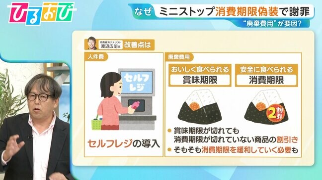 「ミニストップ」消費期限偽装 唐揚げやアメリカンドッグでも…“コンビニに22年勤務”専門家が考える「改善点」【ひるおび】|TBS NEWS DIG
