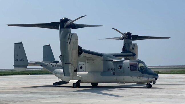 陸自オスプレイ　17機の配備完了　佐賀駐屯地に|TBS NEWS DIG