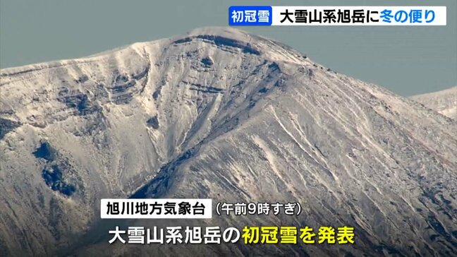 冬の便り…北海道旭岳で初冠雪 平年より14日遅く　登山客が雪の中を歩く|TBS NEWS DIG