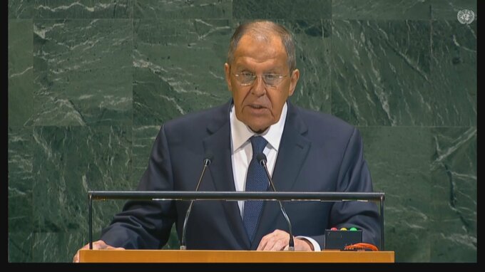 ロシア・ラブロフ外相 国連総会で演説 「いかなる侵略にも断固たる対応」欧州諸国などをけん制|TBS NEWS DIG