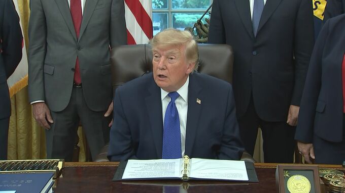 米イランが仲介役を通じて協議　トランプ大統領が認める　ホルムズ海峡の開放やイランの港湾封鎖の解除などを含む合意案の成立を目指す