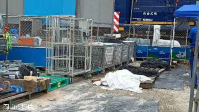 工事現場で電線ケーブル約500キロ・90万円相当が盗難被害に【岡山】|TBS NEWS DIG