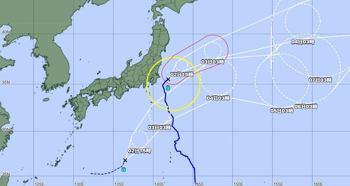 【台風のたまご】熱帯低気圧が台風へ…2日午後3時までに変わる見込み　台風9号とあわせてダブル台風に　台風に発達した後も北東進を続け、日本の東海上を進む予想【雨風シミュレーション】　|　富山のニュース｜天気・防災｜チューリップテレビ
