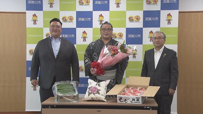 「横綱になって恩返しを」新十両・高橋が故郷へ　歴代7位のスピード出世　福島・須賀川市　|　福島のニュース│TUF