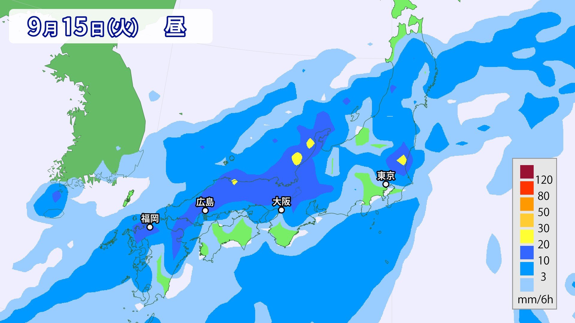 次のまとまった雨はいつ頃？】向こう一週間は秋雨前線が停滞 ぐずつく
