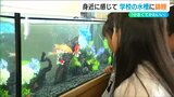 新潟発祥の泳ぐ宝石を身近に…小学校に錦鯉の水槽設置 児童たちの目はくぎ付けに|TBS NEWS DIG